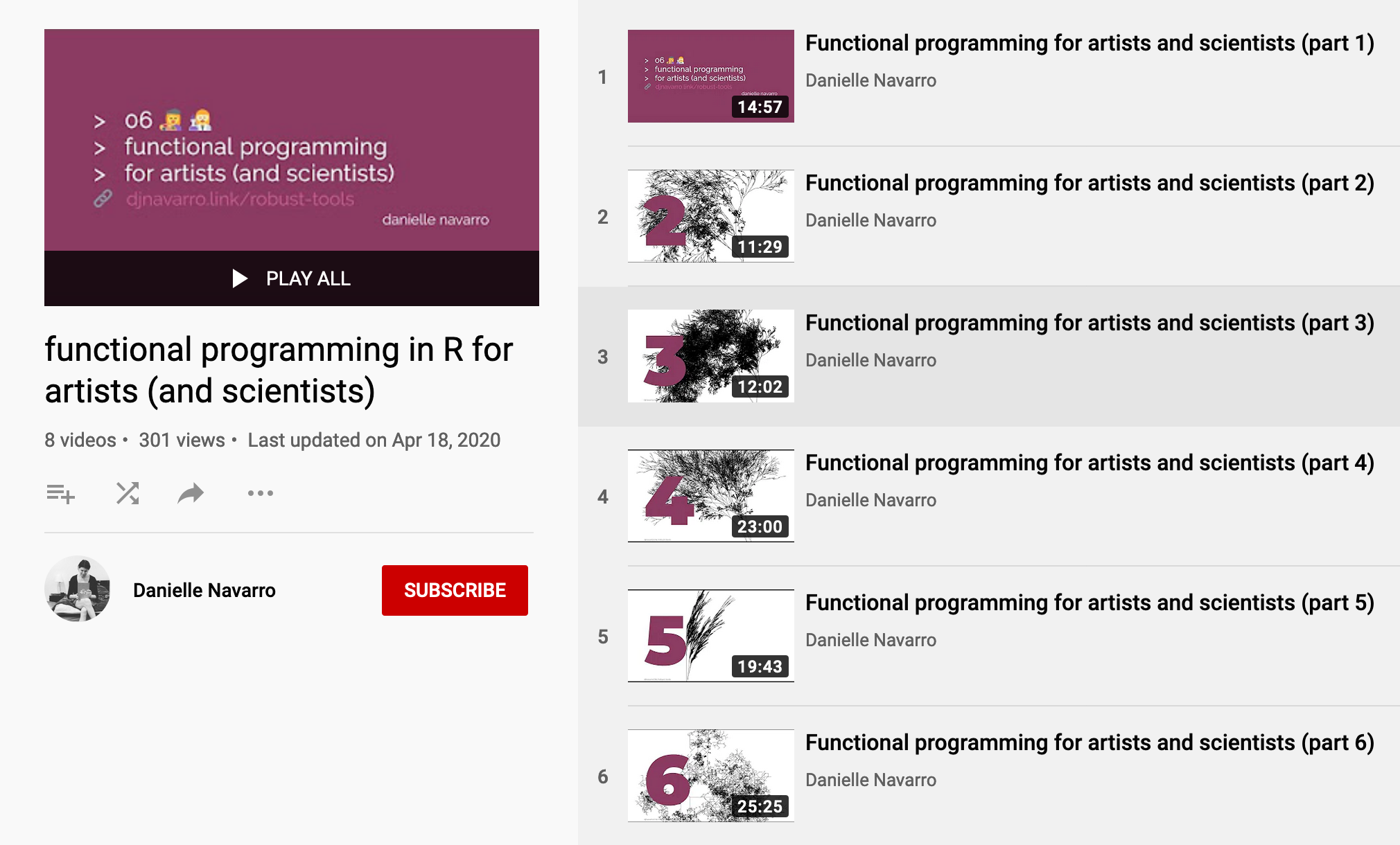 https://www.youtube.com/playlist?list=PLRPB0ZzEYegPHHji3tBw2U4yp-DxMrUkB https://www.youtube.com/playlist?list=PLRPB0ZzEYegPHHji3tBw2U4yp-DxMrUkB