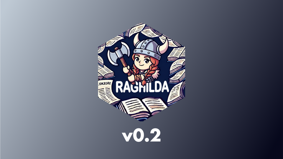 The raghilda logo with the `v0.2` version number