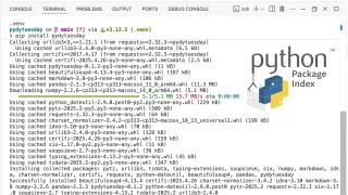 Let's install your first Python library in 2 minutes
