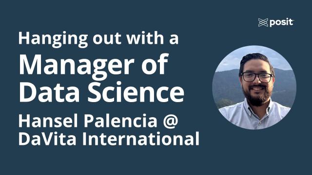 Demonstrating Value as the First Data Scientist | Hansel Palencia | Data Science Hangout